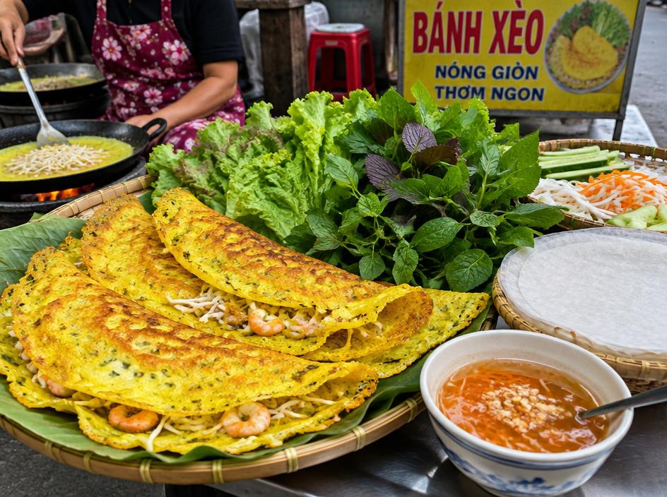 Pagoda-style vegetarian buffets (cơm chay)