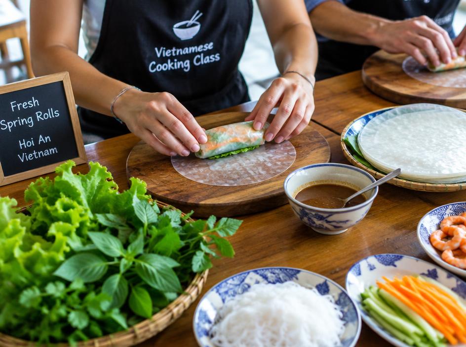Vietnamese Cooking Class & Market Visit